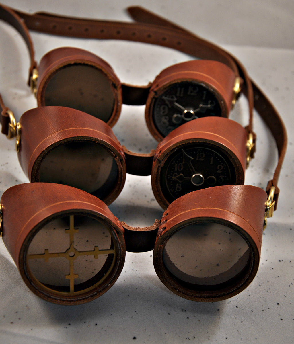 Clockwork Steampunk Goggles – Detroit Leather Company