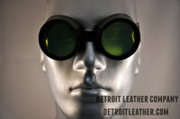 Black Leather Goggles