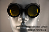 Black Leather Goggles