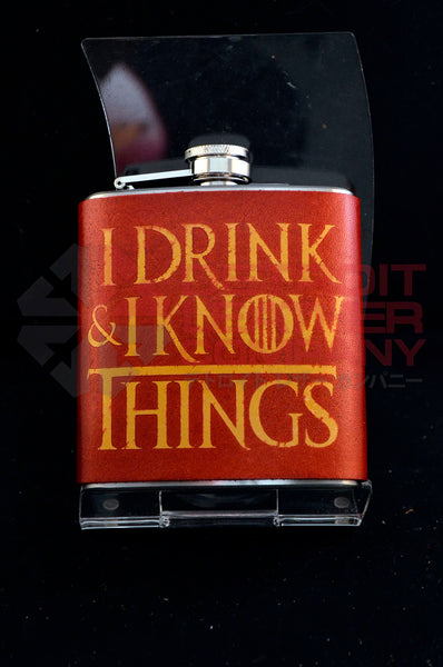 I drink... Flask