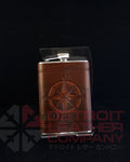 Compass Rose Flask