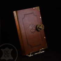 Steampunk Antiqued Twist Lock Book