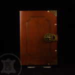 Brown Antiqued Twist Lock Book