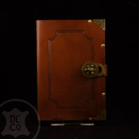 Brown Antiqued Twist Lock Book