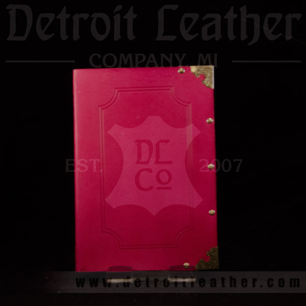 Pink Leather Bound Book