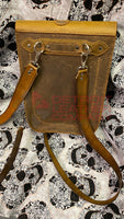 Ready Ship Squared Medium Leather Backpack